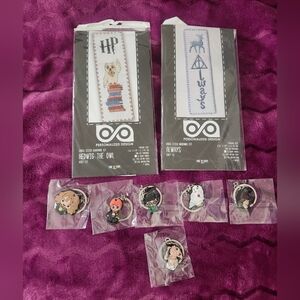 Harry Potter Cross Stitch Kits and Keychains Lot